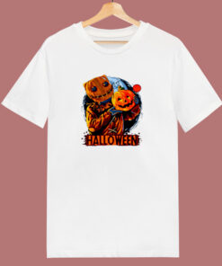 Scary Halloween Illustration 80s T Shirt Scary Halloween Illustration 80s T Shirt