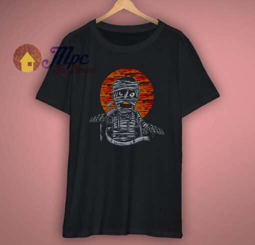 Scary Halloween Mummy Funny Halloween Shirt