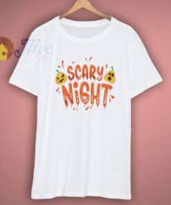 Scary Night Halloween T Shirt
