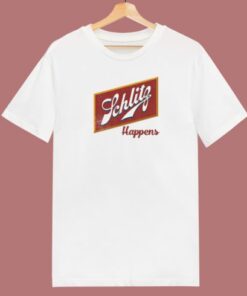 Schlitz Beer Happens T Shirt Style