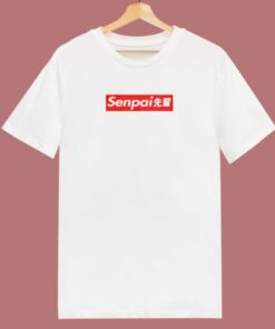 Senpai Japanese Anime Manga 80s T Shirt