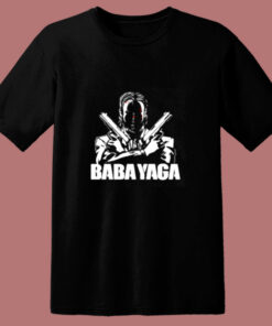 Shadow John Wick Dual Handguns The Babayaga 80s T Shirt 1