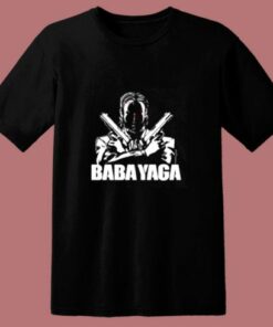 Shadow John Wick Dual Handguns The Babayaga 80s T Shirt 2