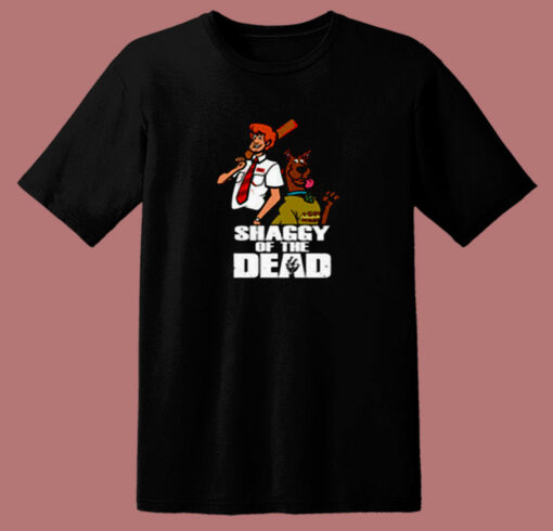 Shaggy Of The Dead Scoobydoo Mystery 80s T Shirt