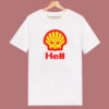 Shell Hell Logo Parody T Shirt Style