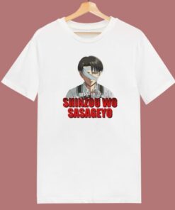 Shinzou Wo Sasageyo T Shirt Style