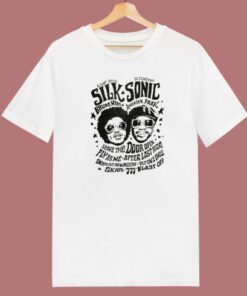 Silk Sonic Bruno Mars 80s T Shirt Style