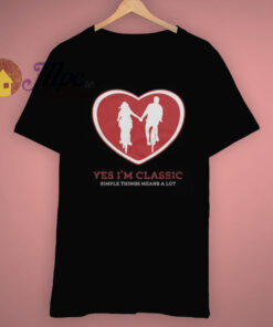 Simple Short Love Things Yes Im Classic T Shirt 1