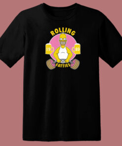 Simpson Homer Rolling Fatties T Shirt Style