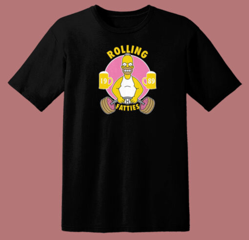 Simpson Homer Rolling Fatties T Shirt Style