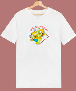 Simpsons Tee Featuring Homer Choking 80s T Shirt Simpsons Tee Featuring Homer Choking 80s T Shirt