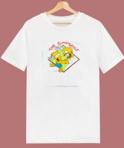 Simpsons Tee Featuring Homer Choking 80s T Shirt