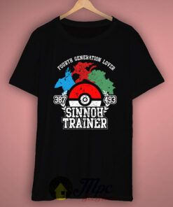 Sinnoh Pokemon Trainer T-shirt