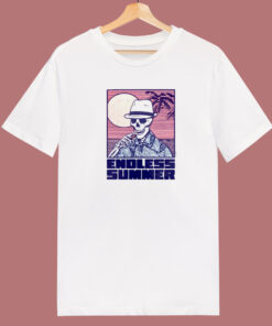 Skeleton Endless Summer 80s T Shirt Skeleton Endless Summer 80s T Shirt