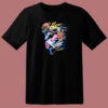 Skeleton Sullen Art 80s T Shirt