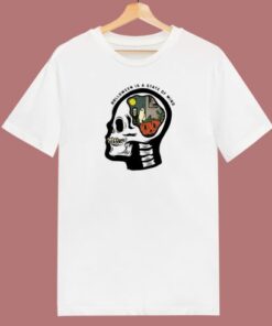 Skull Halloween Is A State Of Mind 80s T Shirt Style