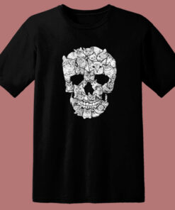 Skull Of Cats Cool 80s T Shirt 1