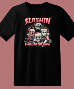 Slashin Through The Snow T Shirt Style 1