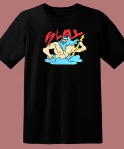 Slay Zeus Olympus 80s T Shirt Style 1 Slay Zeus Olympus 80s T Shirt Style 2