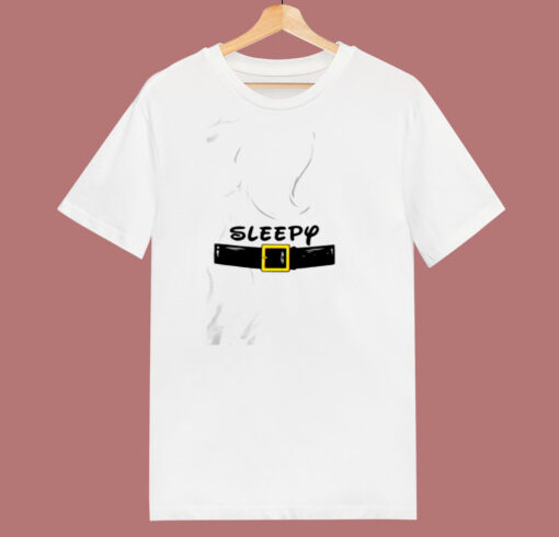 Sleepy Dwarf Halloween 80s T Shirt