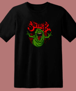 Slimer Ghostbusters Heavy Metal Parody 80s T Shirt 1