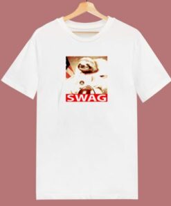 Sloth Swag Poster 80s T Shirt
