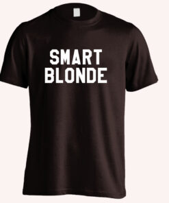 Smart Blonde Slogan T Shirt