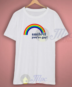 Smile If You’re Gay Vintage 80s T shirt