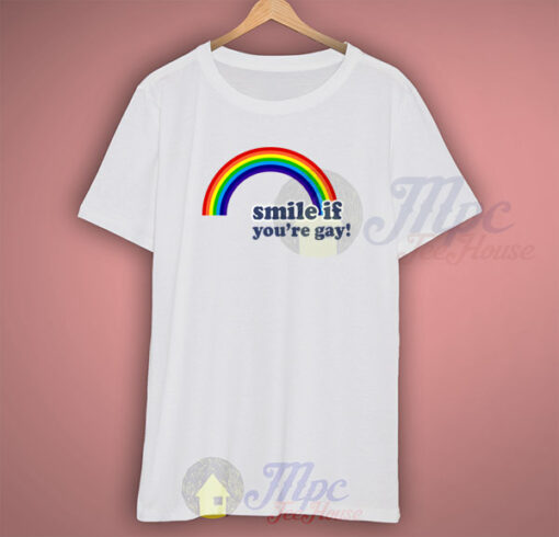 Smile If You’re Gay Vintage 80s T shirt