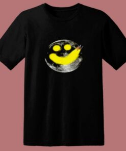 Smiley Face Happy Moon 80s T Shirt 2