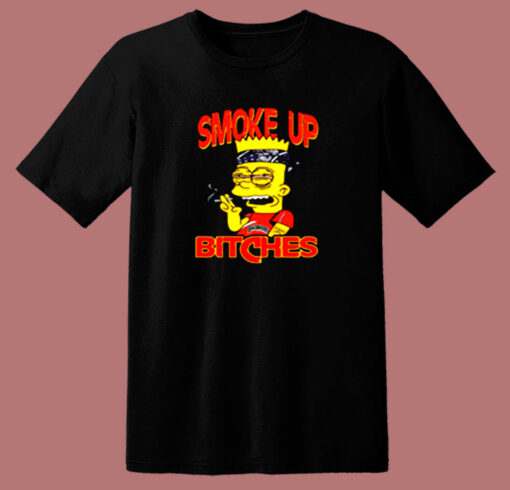Smoke Up Bitch 80s T Shirt