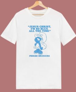 Smurfette Jesus Christ Phoebe Bridgers T Shirt Style