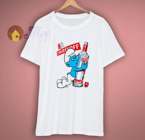 Smurfnoff Joke Funny Alcoholic Shirt