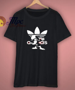 Snoopy Adidas Parody Dabbing Peanuts T Shirt 1