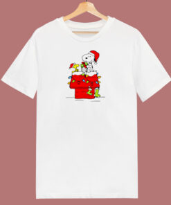 Snoopy And Woodstock Christmas 80s T Shirt Snoopy And Woodstock Christmas 80s T Shirt