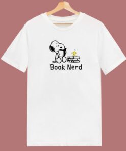 Snoopy Books Lover 80s T Shirt