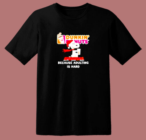 Snoopy Drink Dunkin’ Donuts 80s T Shirt