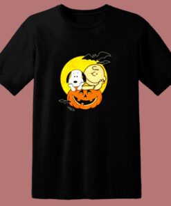 Snoopy Halloween Cartoon Parody 80s T Shirt 1