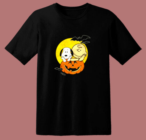 Snoopy Halloween Cartoon Parody 80s T Shirt