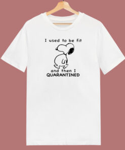 Snoopy I Used To Be For And Then I Quarantined 80s T Shirt Snoopy I Used To Be For And Then I Quarantined 80s T Shirt