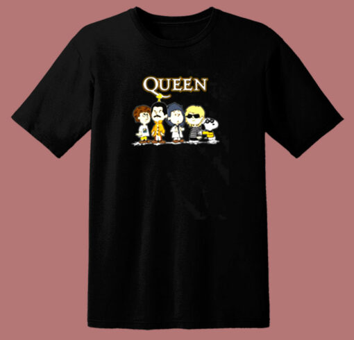 Snoopy Joe Cool With The Queen Band 80s T Shirt