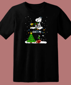 Snoopy Merry Christmas Nfl Seahawks 80s T Shirt 1