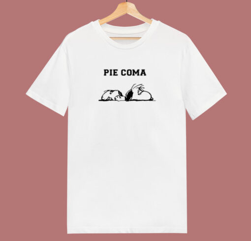 Snoopy Peanuts Pie Coma 80s T Shirt