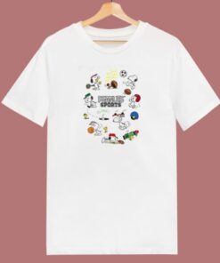 Snoopy Peanuts Sports T Shirt Style