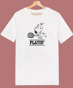 Snoopy Playing Tennis T Shirt Style Snoopy Playing Tennis T Shirt Style