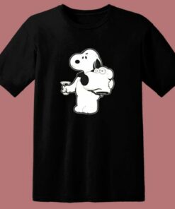 Snoopy X Brian Family Guy Mashup Custom 80s T Shirt 1 Snoopy X Brian Family Guy Mashup Custom 80s T Shirt 2