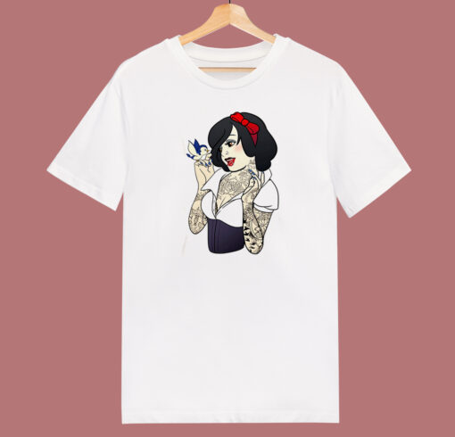 Snow White Punk Rock 80s T Shirt