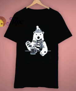 Snowboard Alaska Polar Bear Colorado Beer T Shirt 1