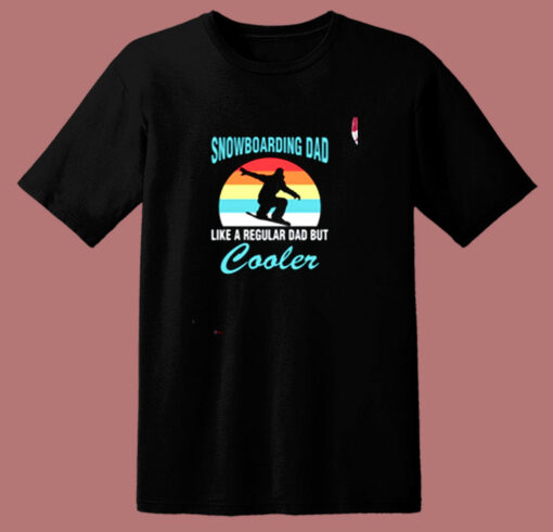 Snowboarding Dad 80s T Shirt