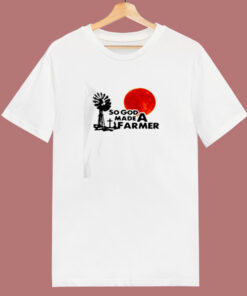 So God Made A Farmer 80s T Shirt 1